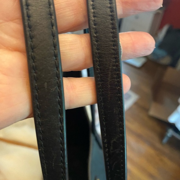 Tory Burch Black Leather Tote - Picture 13 of 16